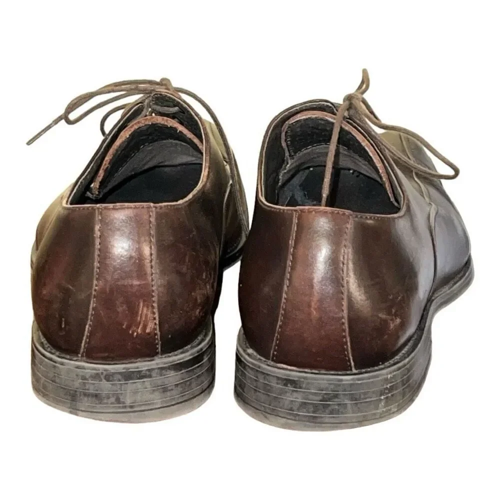Stafford Signature Men's dress Shoes Size 81/2 M Braedon Dark Brown size 10.5